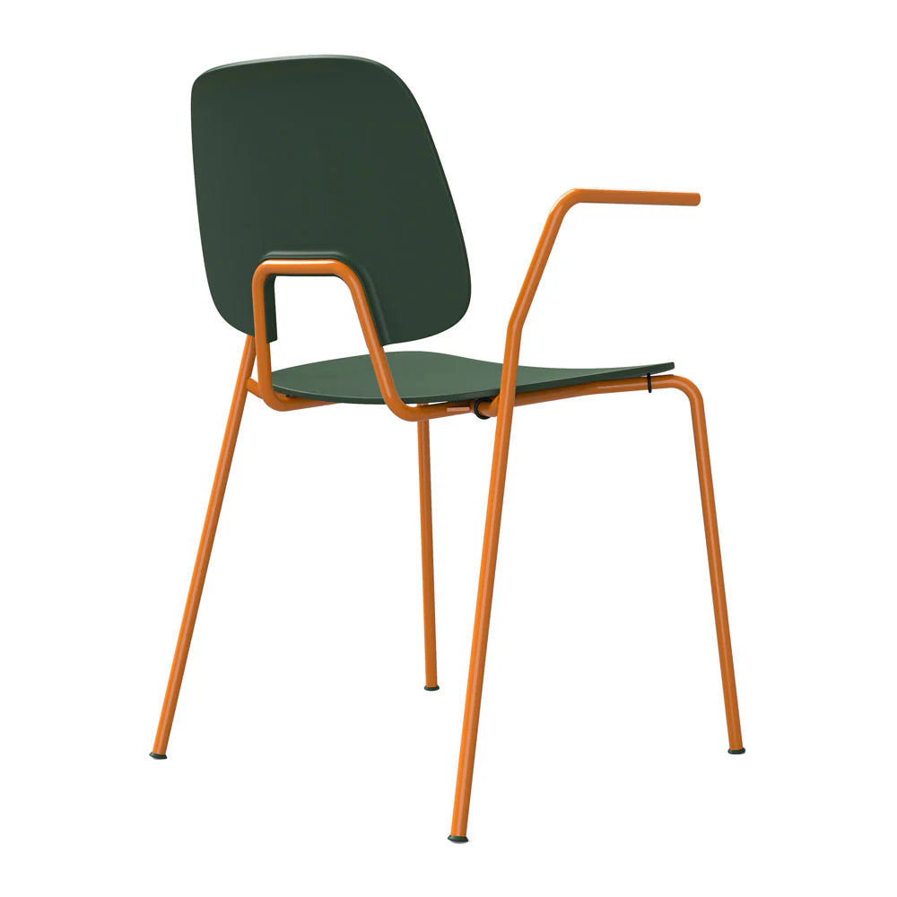 Wehlers R.U.M. Armrest Chair - Fisherman's Green-Beaumonde