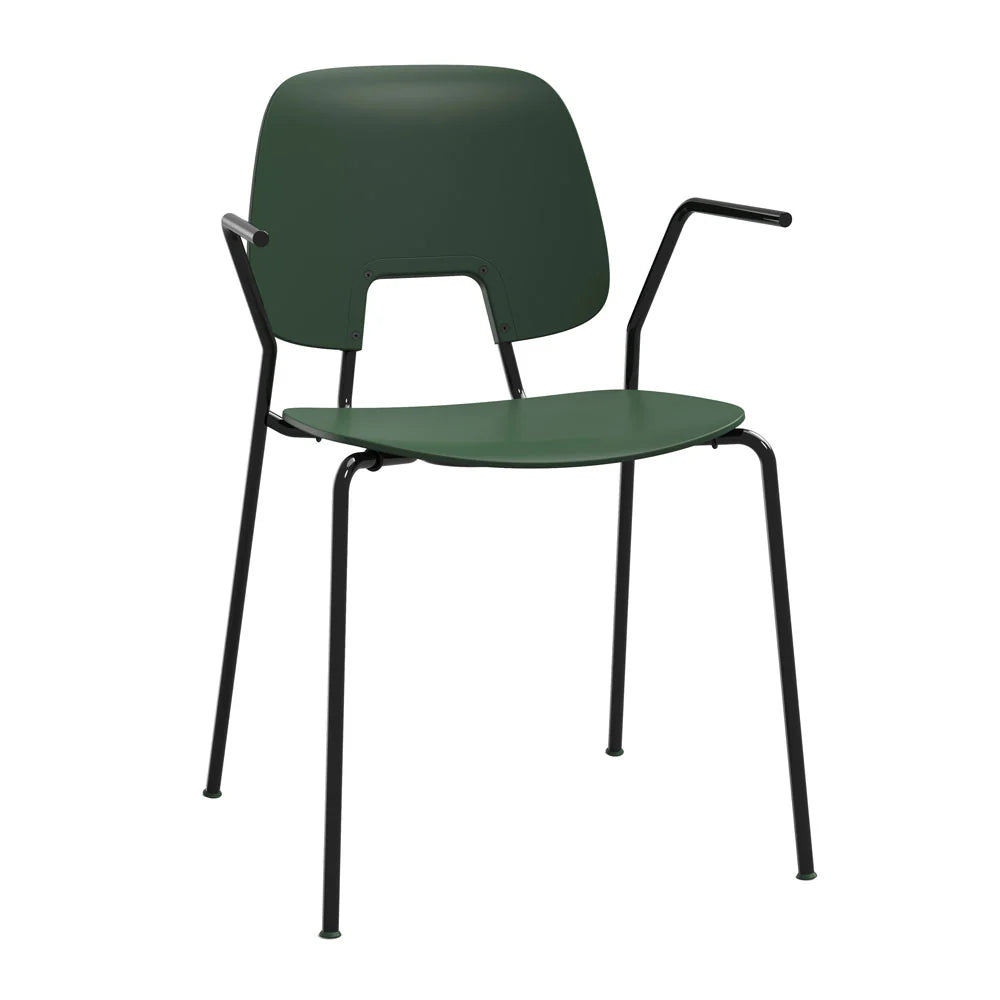 Wehlers R.U.M. Armrest Chair - Fisherman's Green-Beaumonde