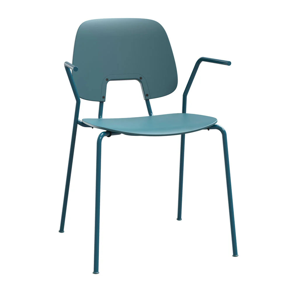Wehlers R.U.M. Armrest Chair - Pharma Blue-Beaumonde