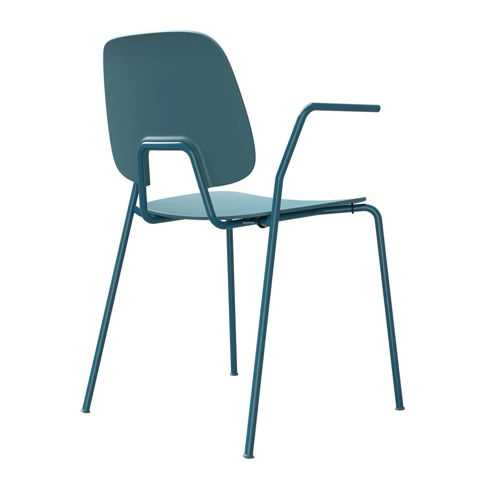 Wehlers R.U.M. Armrest Chair - Pharma Blue-Beaumonde