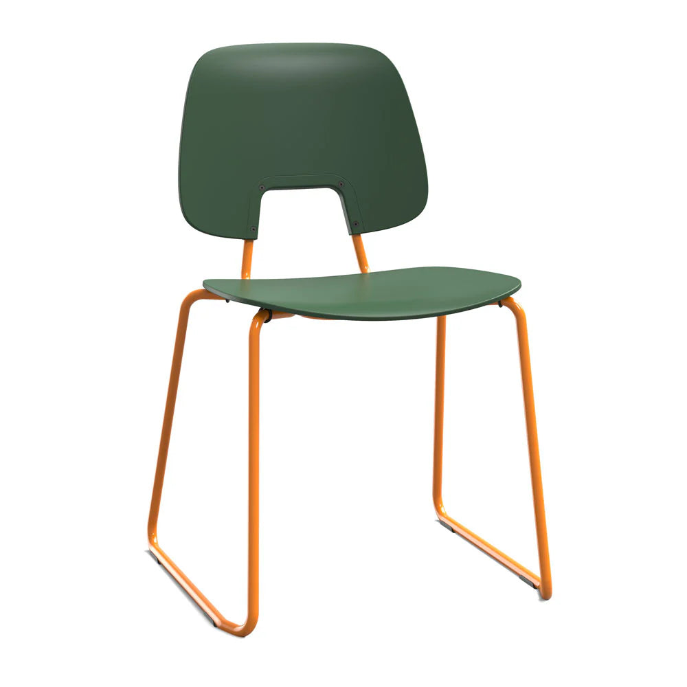 Wehlers R.U.M. Sledge Chair - Fisherman's Green-Beaumonde