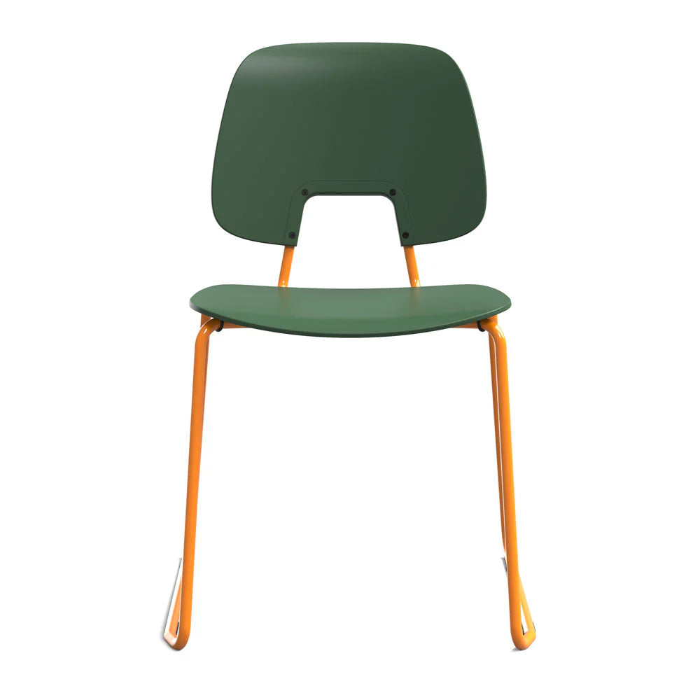 Wehlers R.U.M. Sledge Chair - Fisherman's Green-Beaumonde