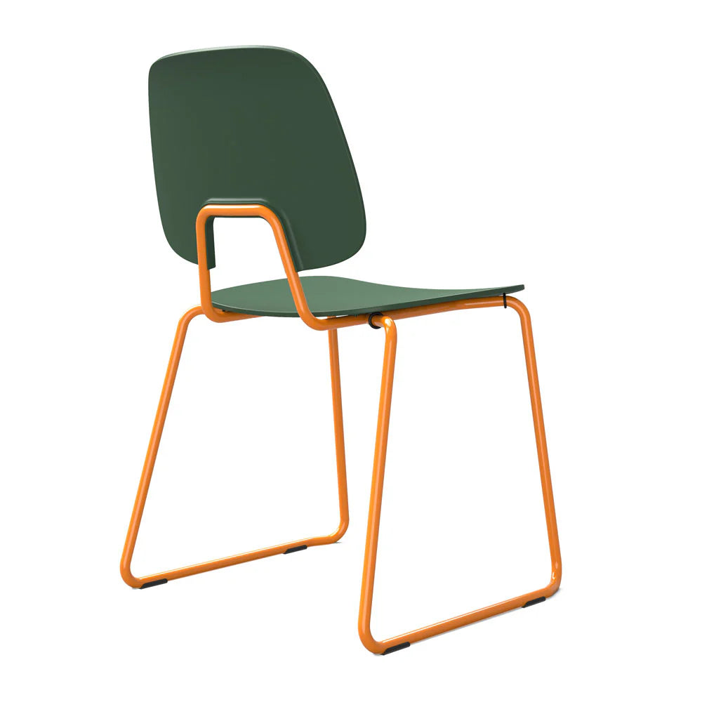 Wehlers R.U.M. Sledge Chair - Fisherman's Green-Beaumonde