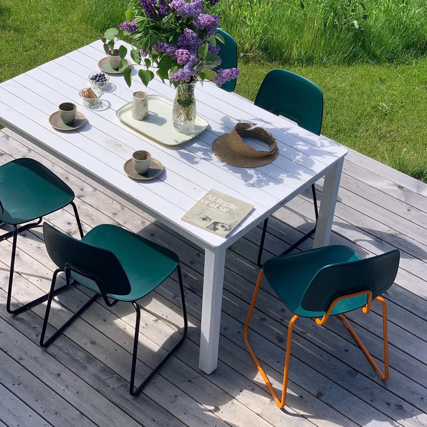 Wehlers R.U.M. Sledge Chair - Fisherman's Green-Beaumonde