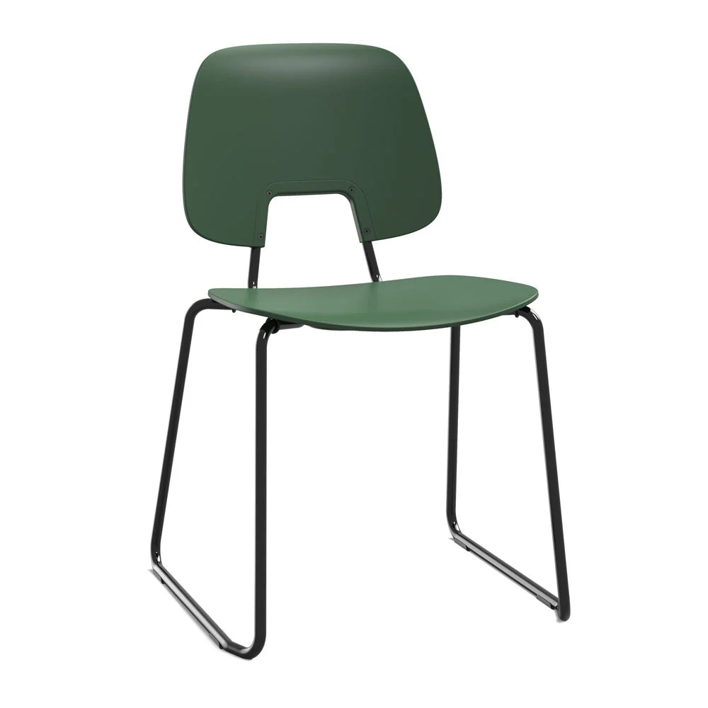 Wehlers R.U.M. Sledge Chair - Fisherman's Green-Beaumonde