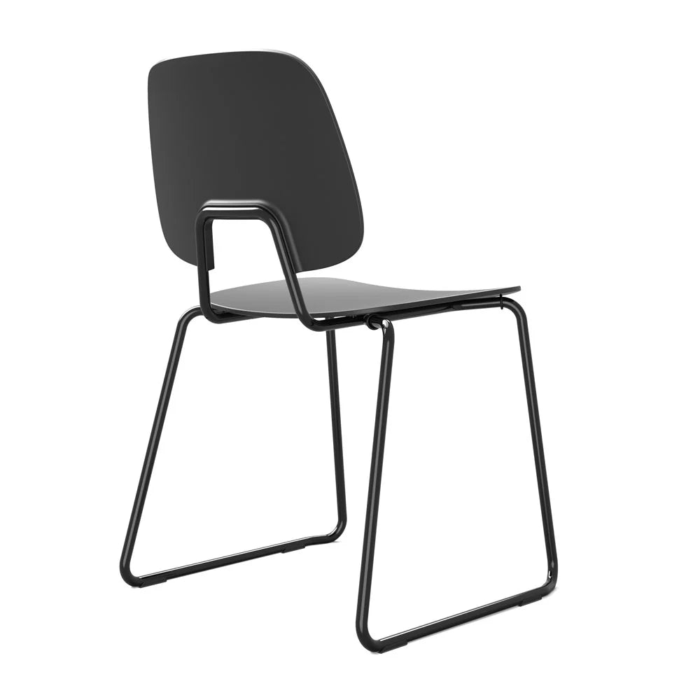 Wehlers R.U.M. Sledge Chair - Keyboard Black-Beaumonde