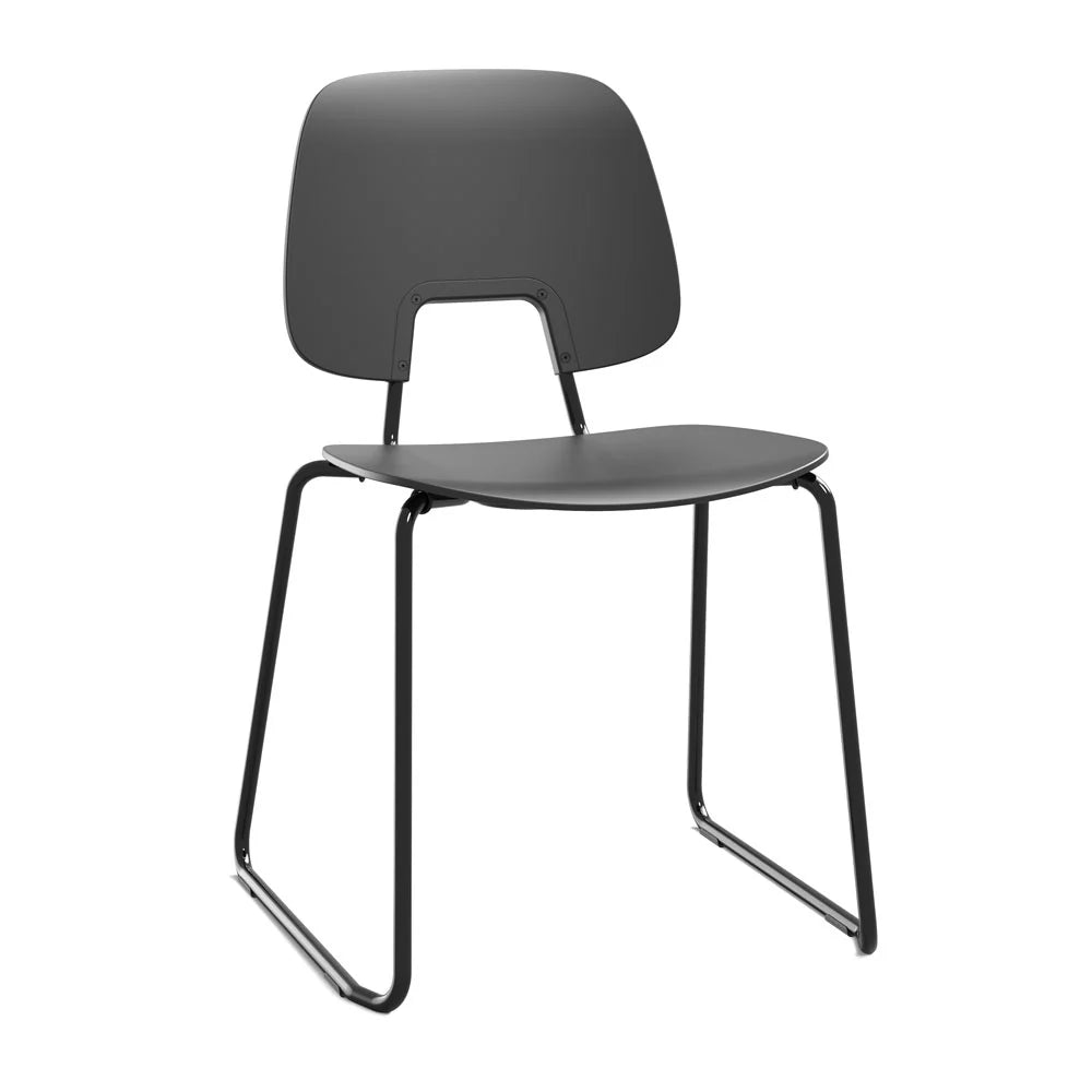 Wehlers R.U.M. Sledge Chair - Keyboard Black-Beaumonde