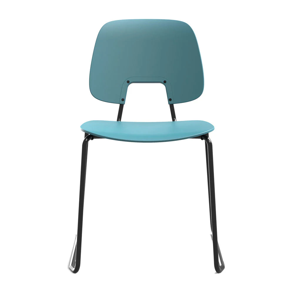 Wehlers R.U.M. Sledge Chair - Pharma Blue-Beaumonde