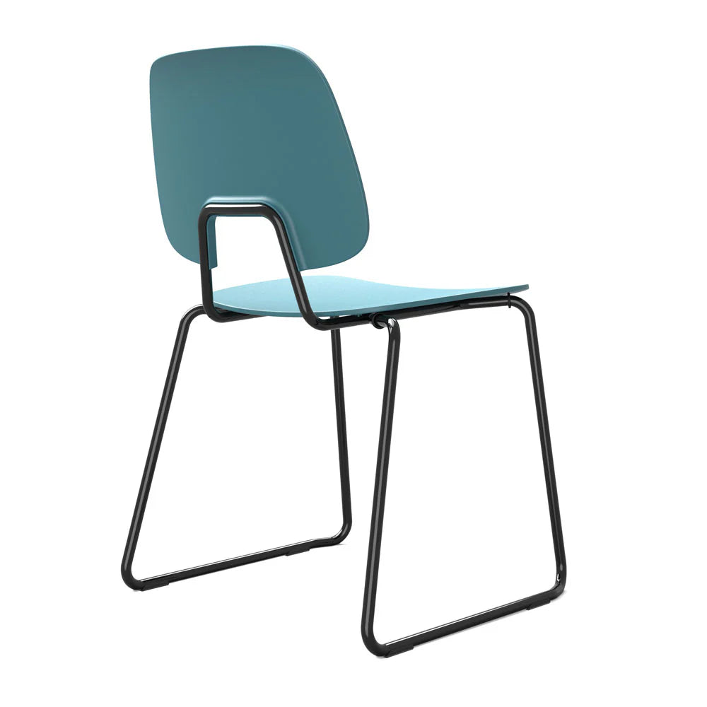 Wehlers R.U.M. Sledge Chair - Pharma Blue-Beaumonde