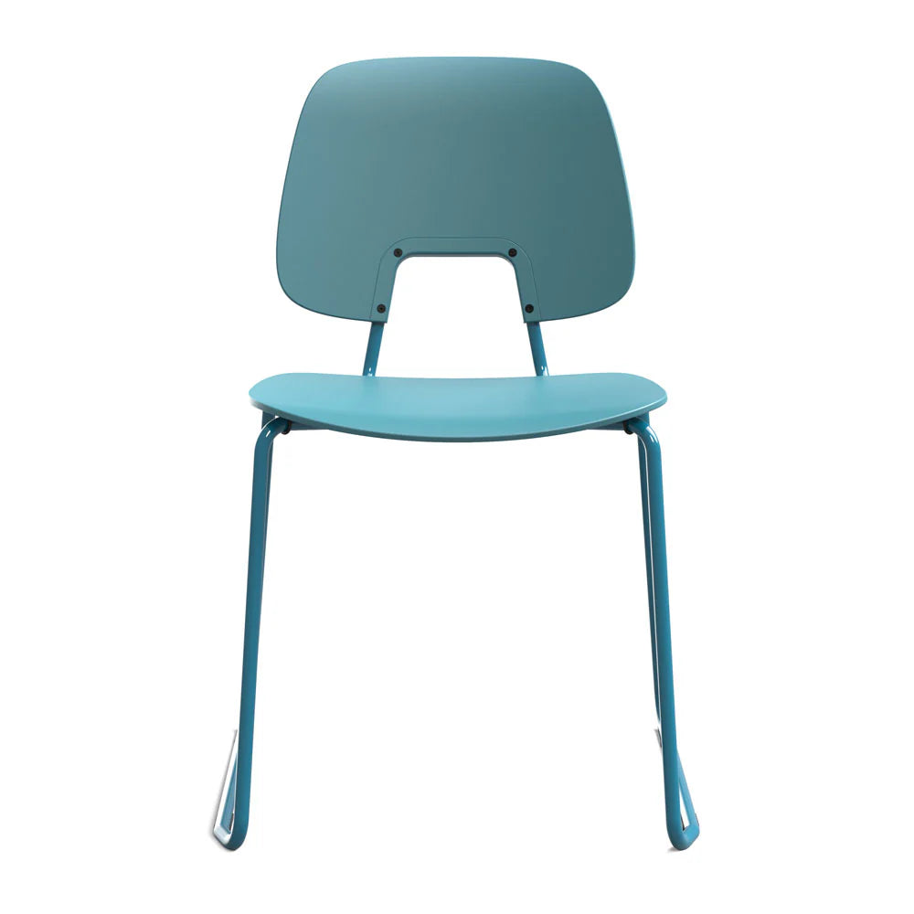 Wehlers R.U.M. Sledge Chair - Pharma Blue-Beaumonde