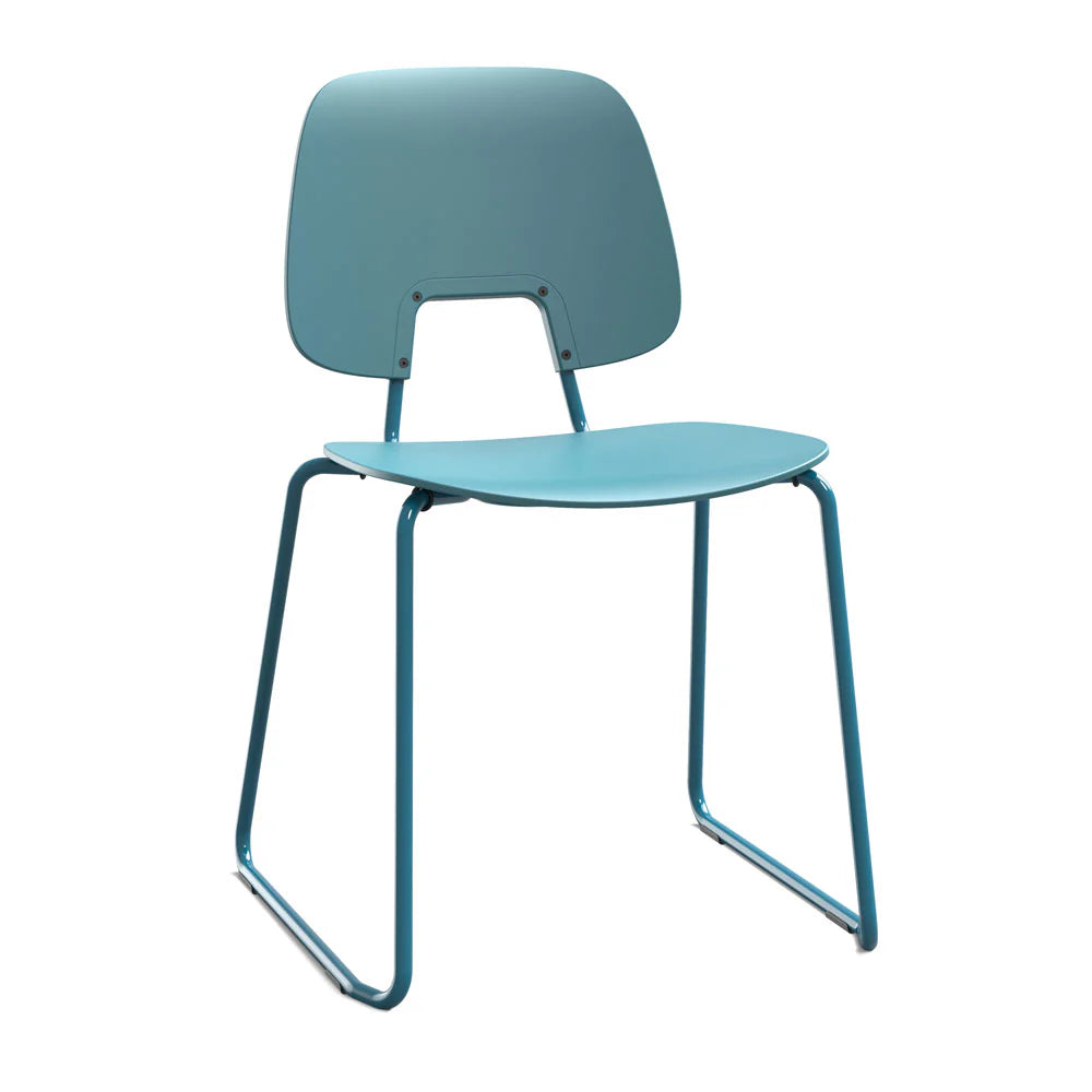 Wehlers R.U.M. Sledge Chair - Pharma Blue-Beaumonde