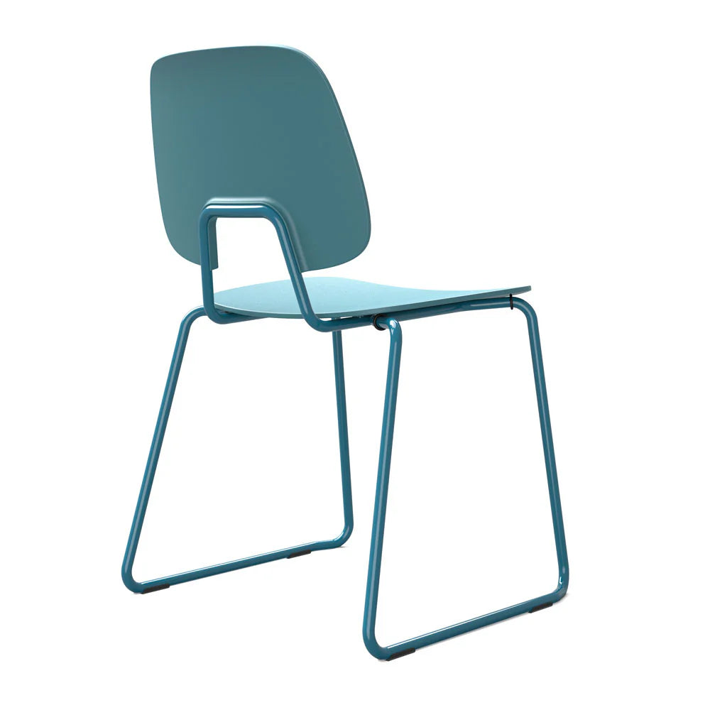 Wehlers R.U.M. Sledge Chair - Pharma Blue-Beaumonde