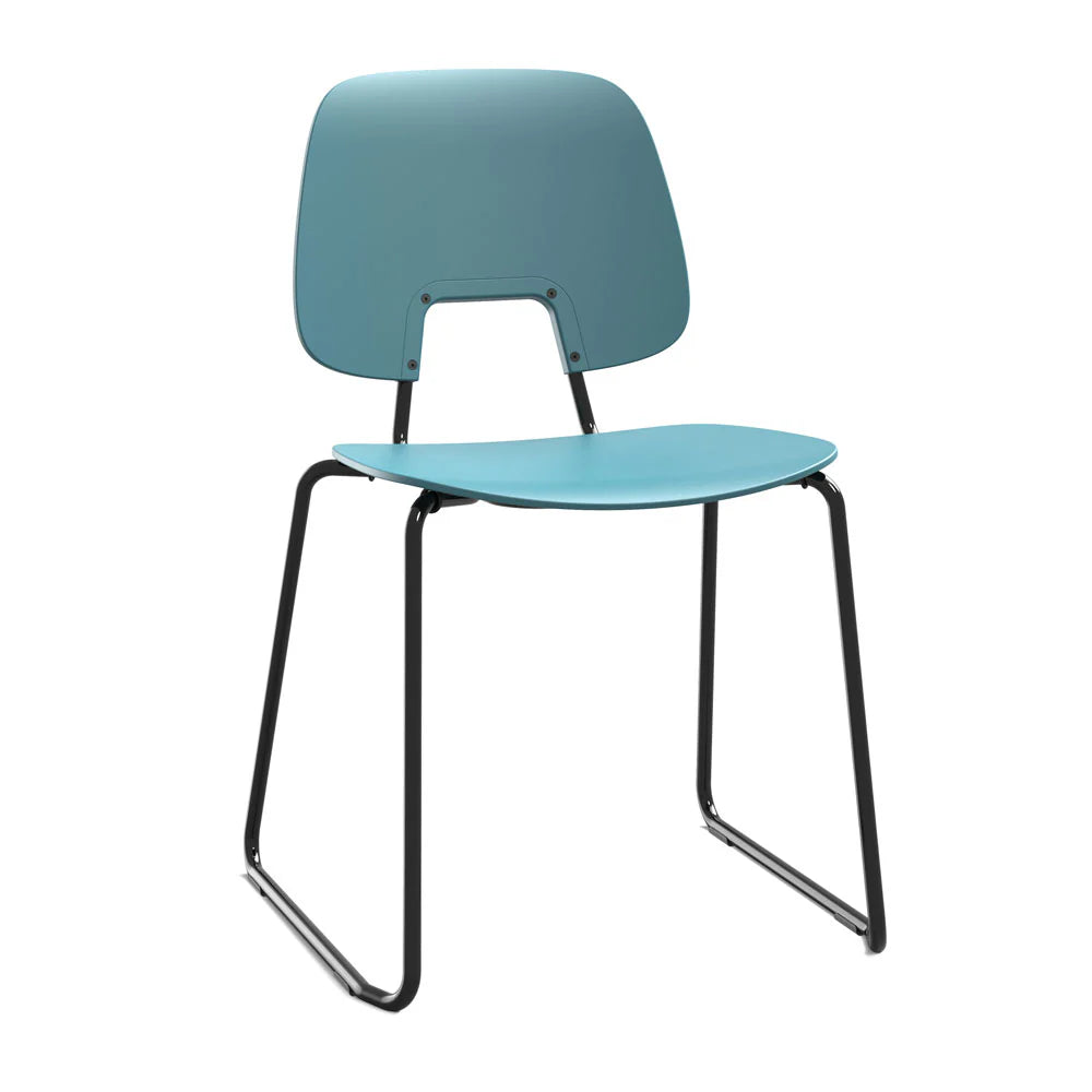 Wehlers R.U.M. Sledge Chair - Pharma Blue-Beaumonde